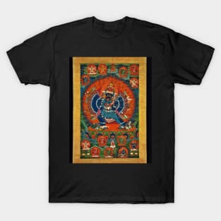 Yamantaka Tibetan Buddhist Deity Thangka Reproduction T-Shirt